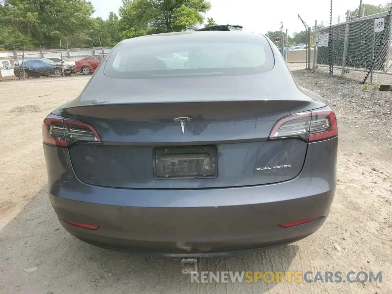 6 Photograph of a damaged car 5YJ3E1EB4KF386196 TESLA MODEL 3 2019