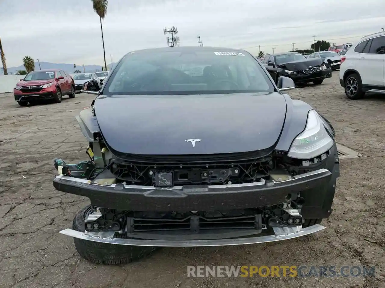 5 Photograph of a damaged car 5YJ3E1EB4KF386697 TESLA MODEL 3 2019