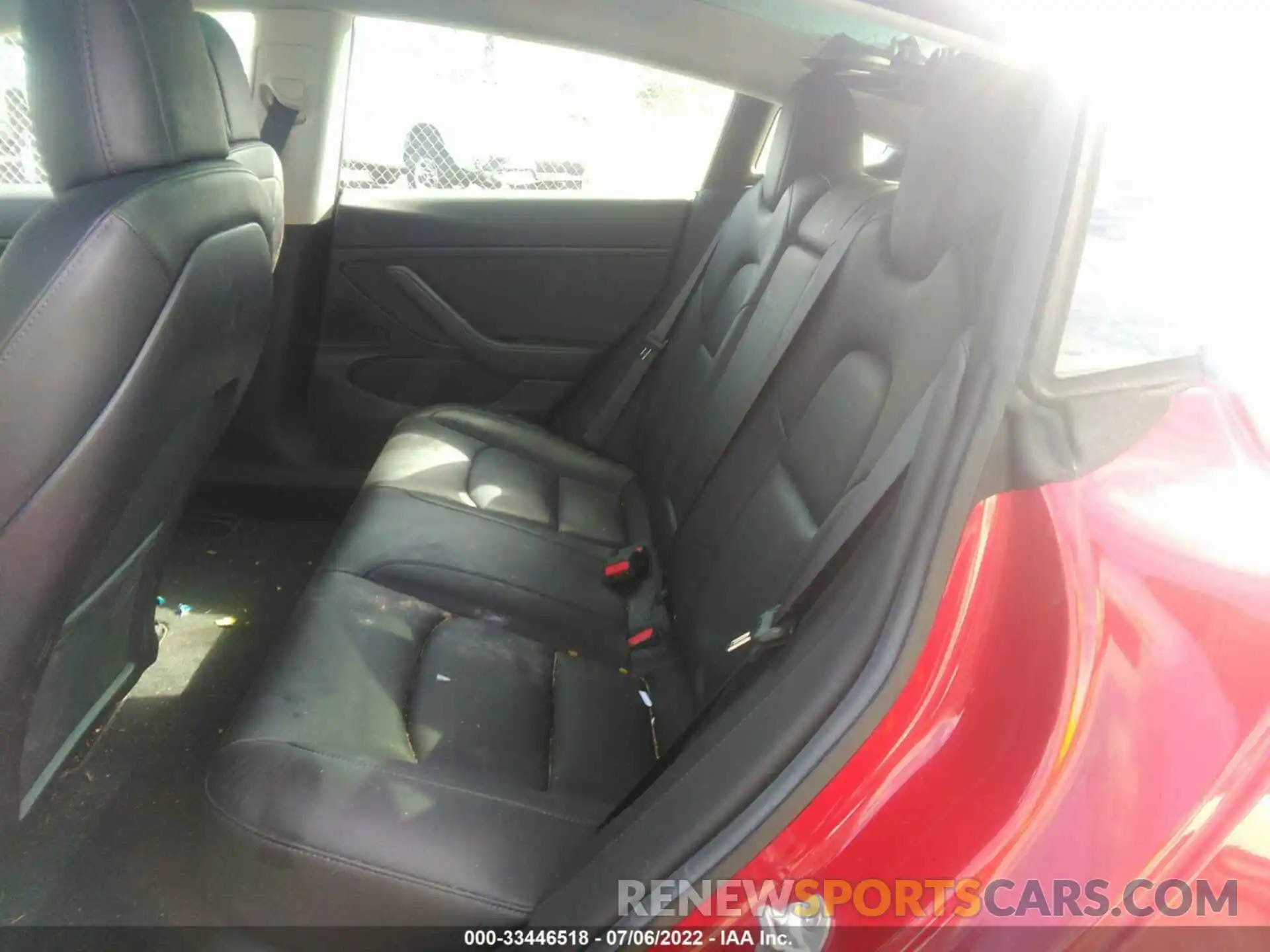 8 Photograph of a damaged car 5YJ3E1EB4KF387042 TESLA MODEL 3 2019