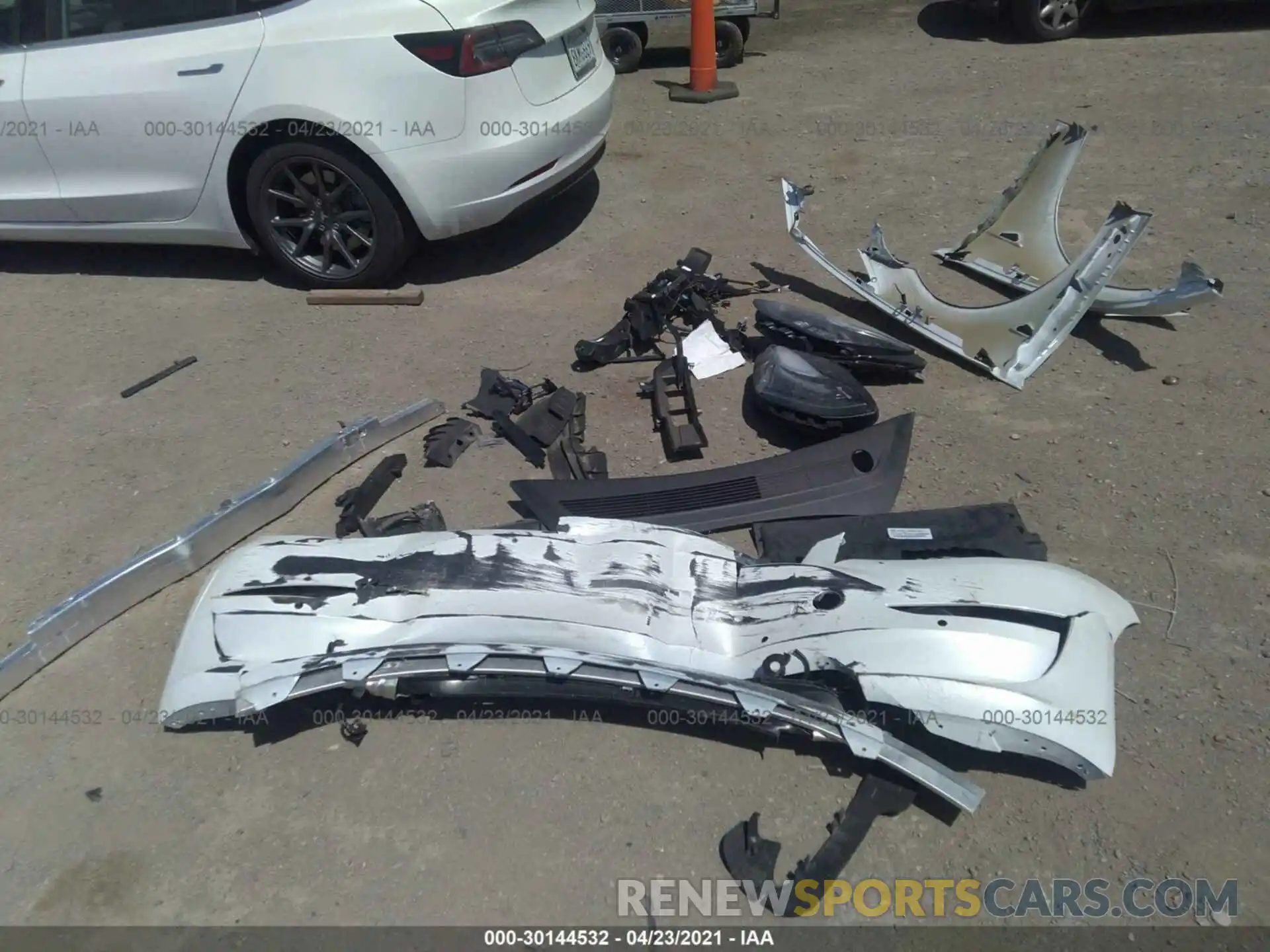 12 Photograph of a damaged car 5YJ3E1EB4KF388224 TESLA MODEL 3 2019