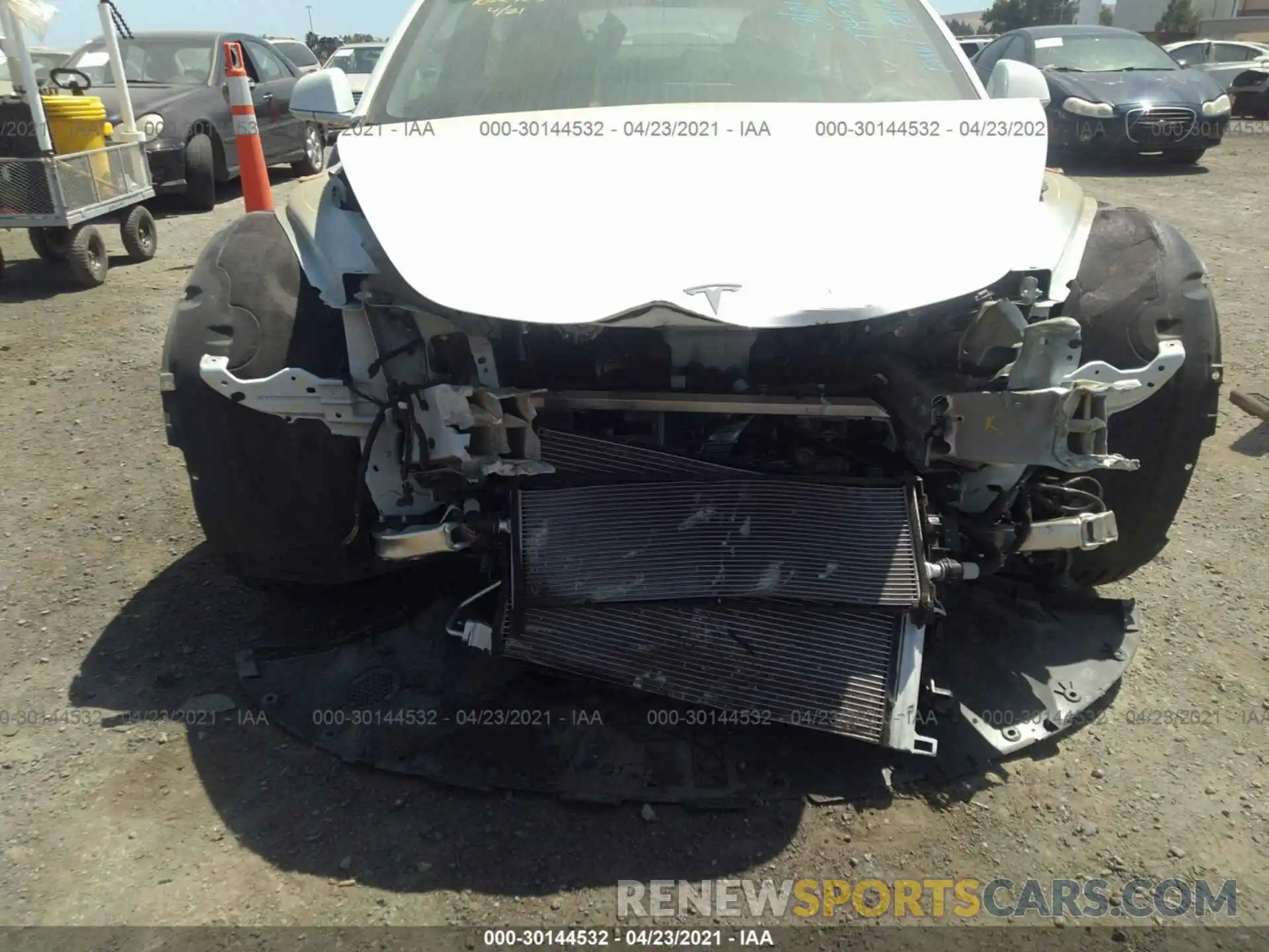 6 Photograph of a damaged car 5YJ3E1EB4KF388224 TESLA MODEL 3 2019