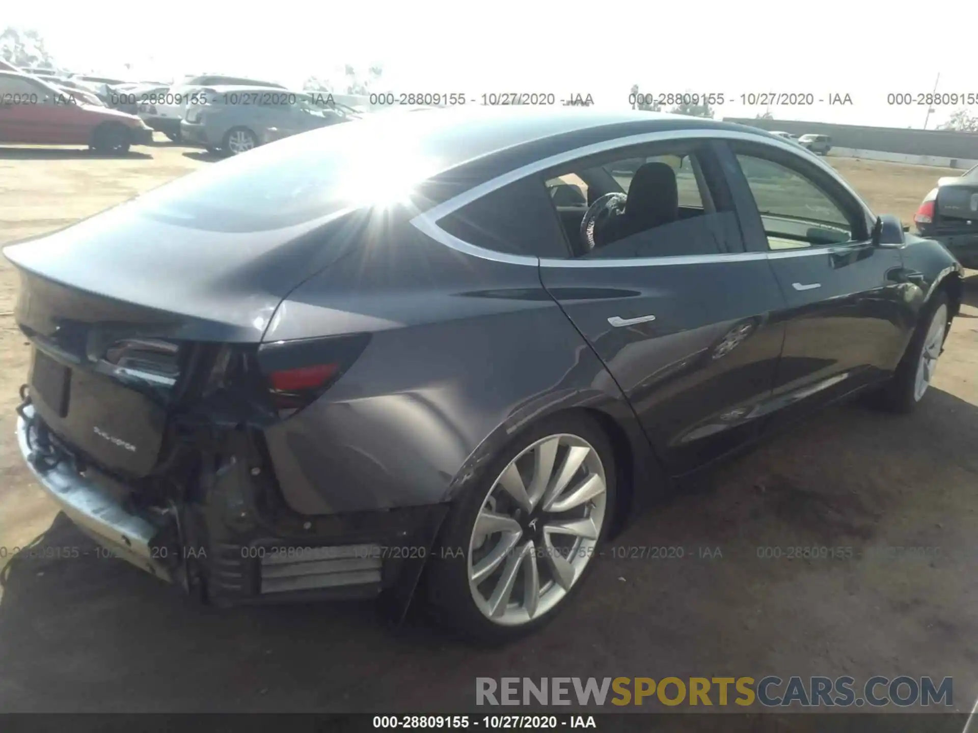 4 Photograph of a damaged car 5YJ3E1EB4KF389115 TESLA MODEL 3 2019