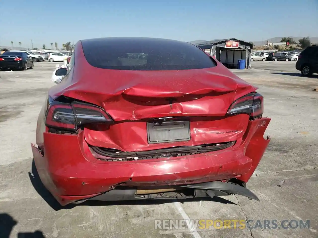 9 Photograph of a damaged car 5YJ3E1EB4KF406754 TESLA MODEL 3 2019