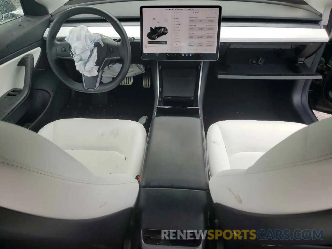 8 Photograph of a damaged car 5YJ3E1EB4KF407063 TESLA MODEL 3 2019