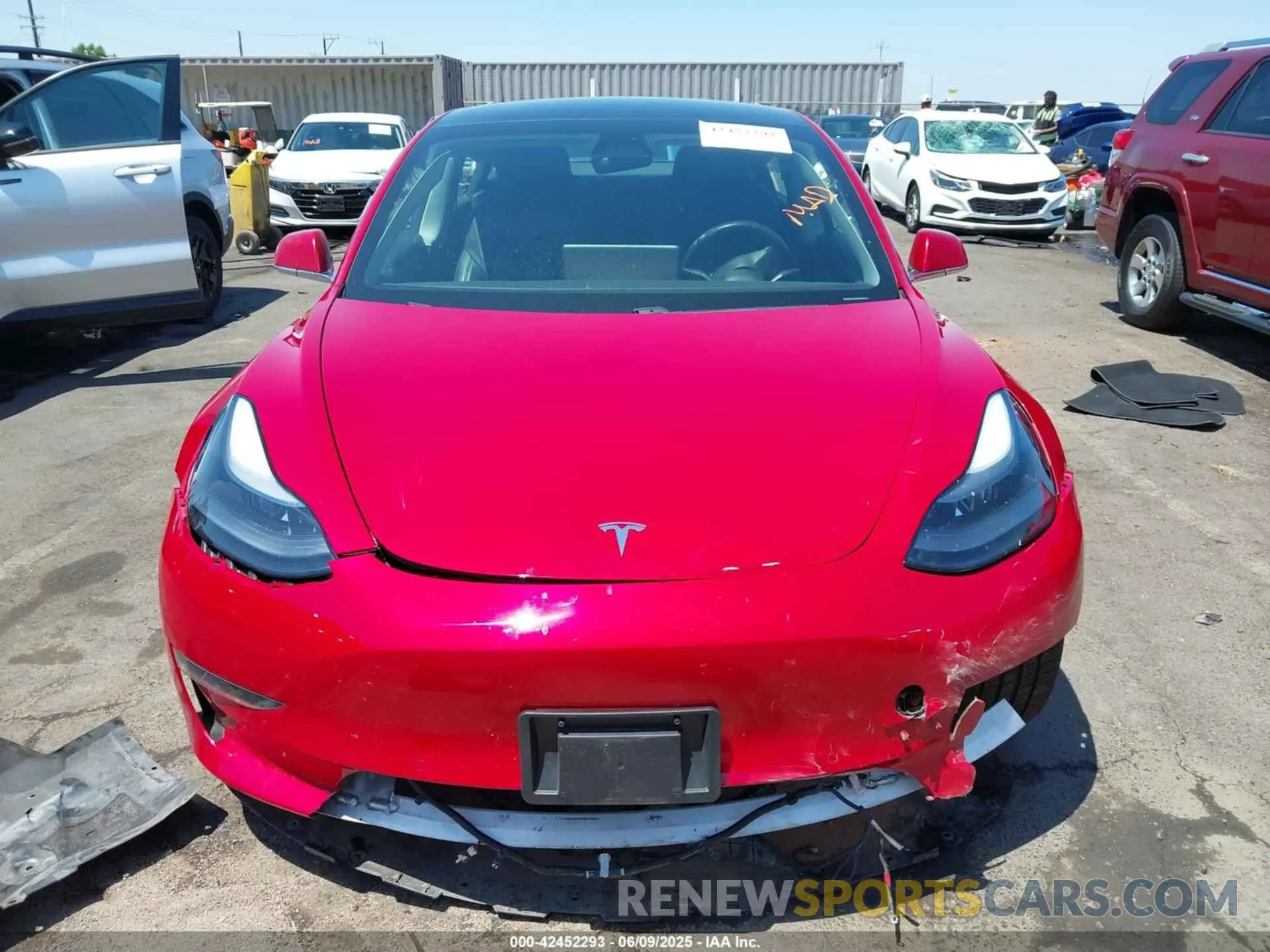 12 Photograph of a damaged car 5YJ3E1EB4KF418578 TESLA MODEL 3 2019