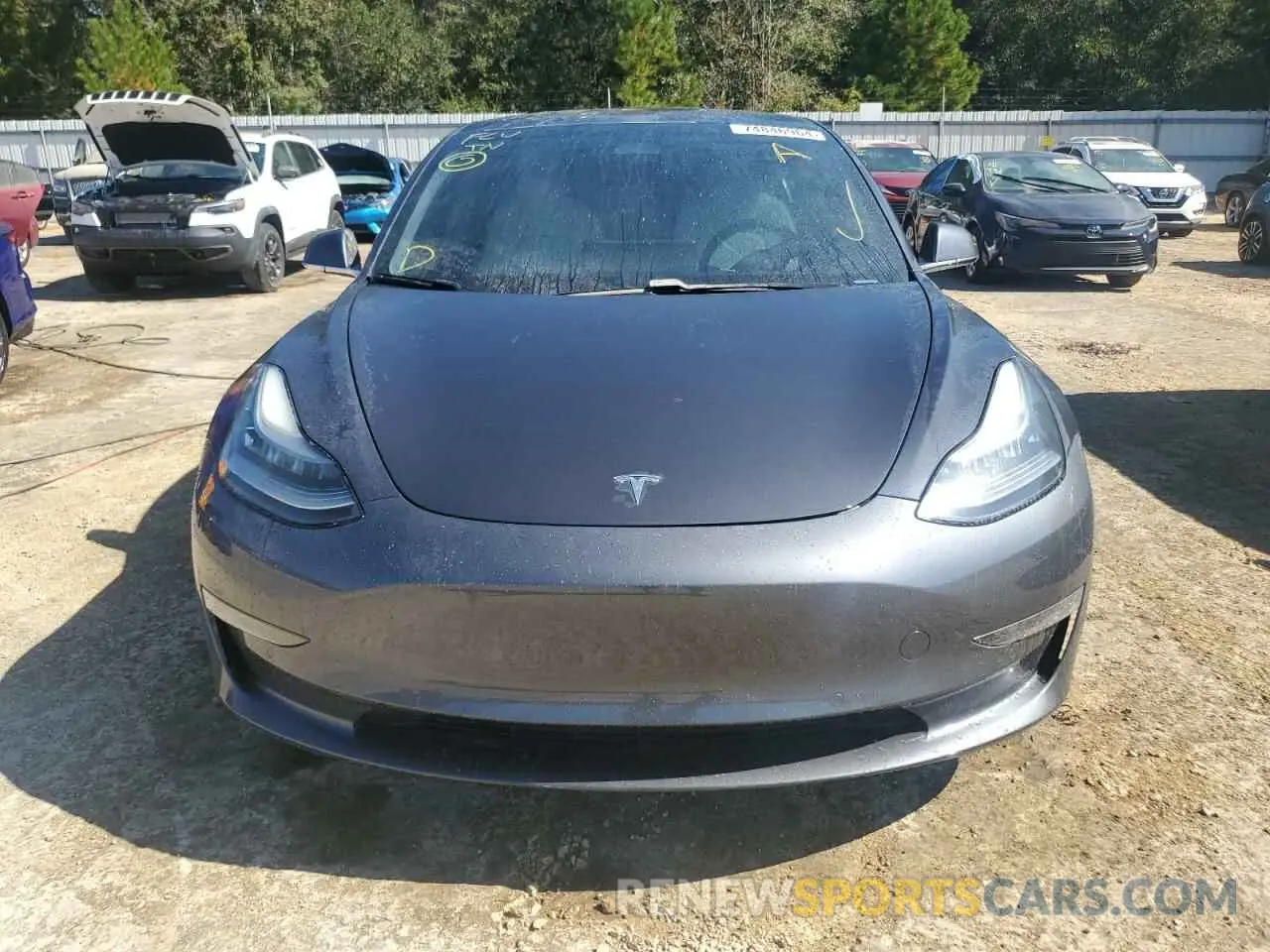 5 Photograph of a damaged car 5YJ3E1EB4KF421352 TESLA MODEL 3 2019
