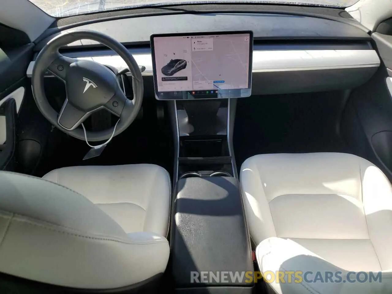 8 Photograph of a damaged car 5YJ3E1EB4KF421352 TESLA MODEL 3 2019