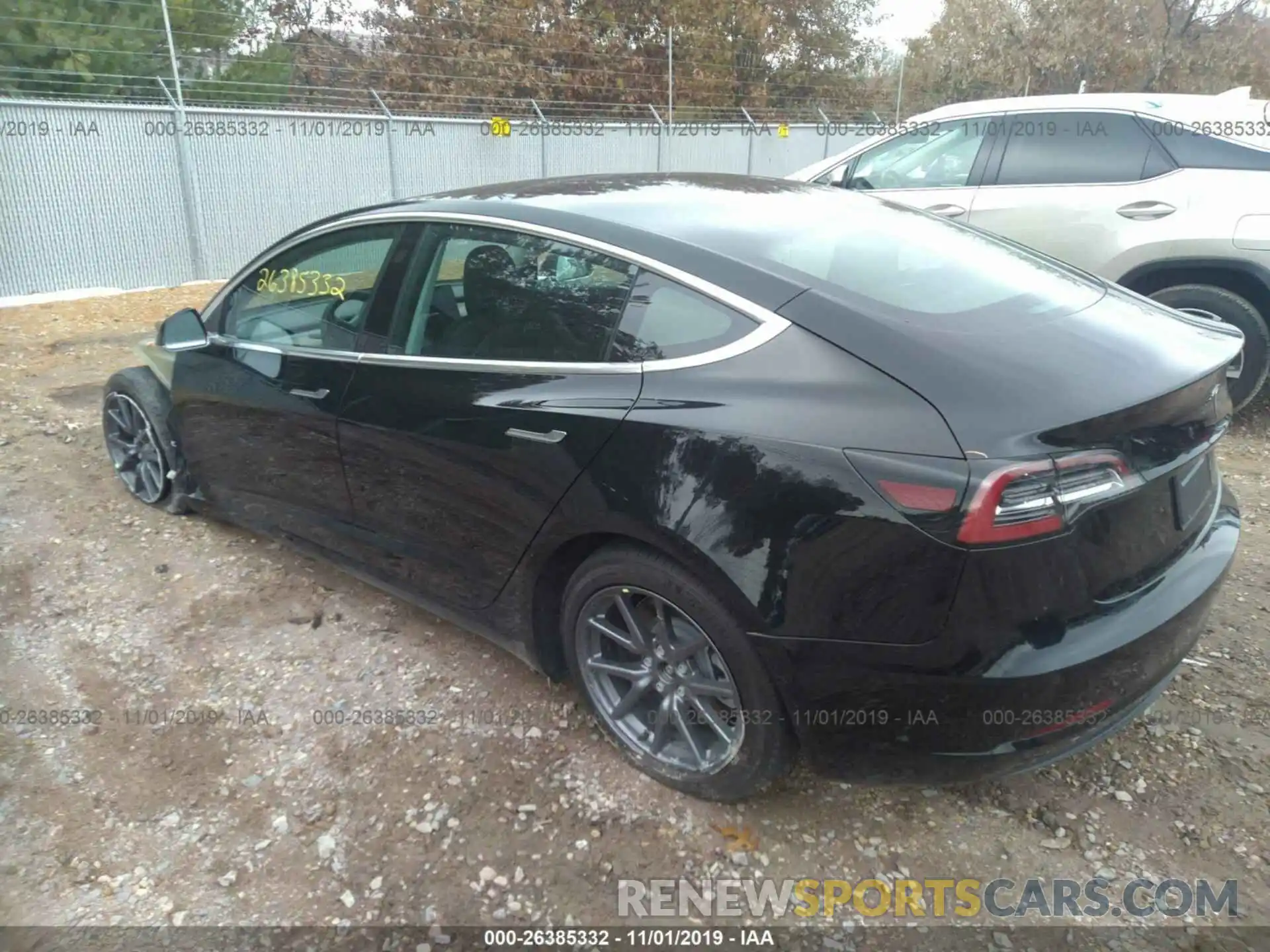 3 Photograph of a damaged car 5YJ3E1EB4KF432450 TESLA MODEL 3 2019