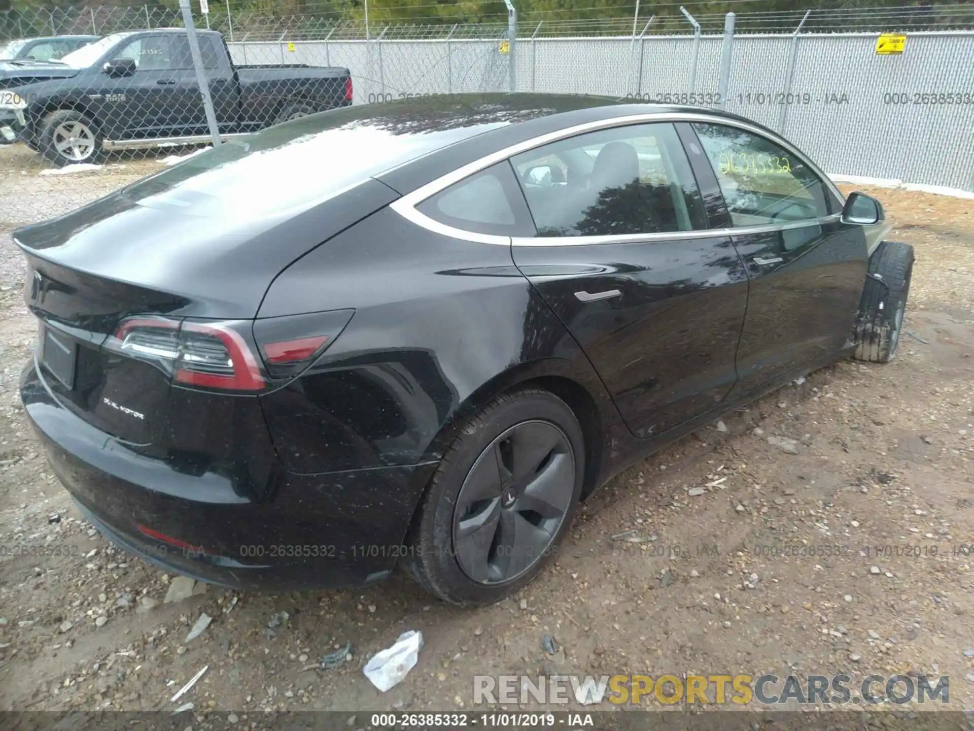 4 Photograph of a damaged car 5YJ3E1EB4KF432450 TESLA MODEL 3 2019