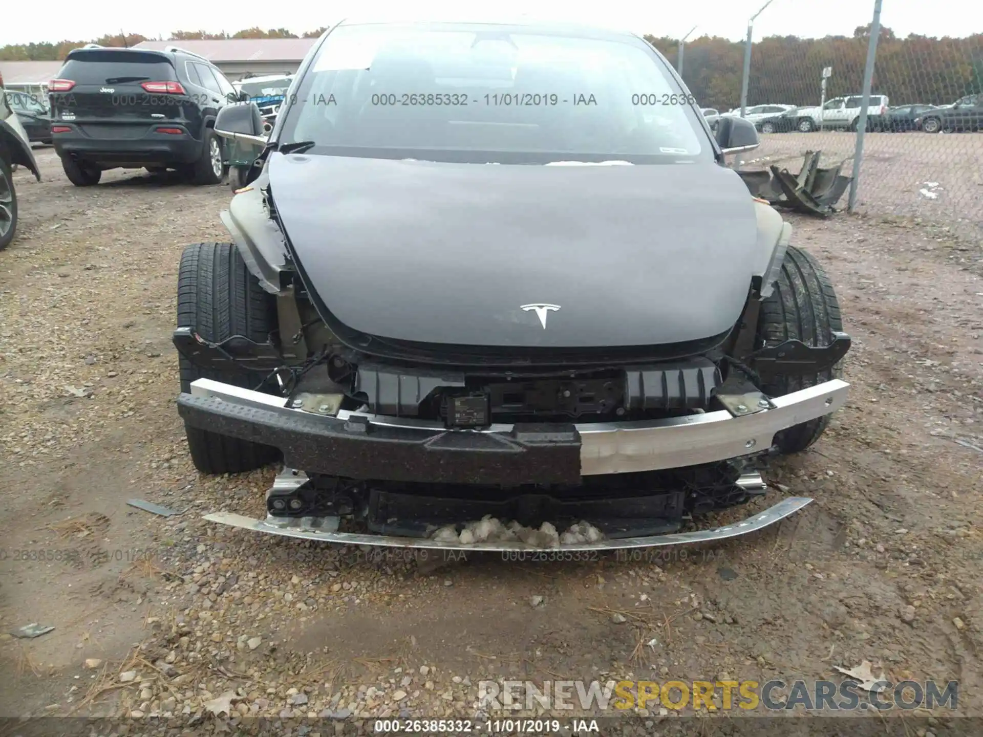 6 Photograph of a damaged car 5YJ3E1EB4KF432450 TESLA MODEL 3 2019