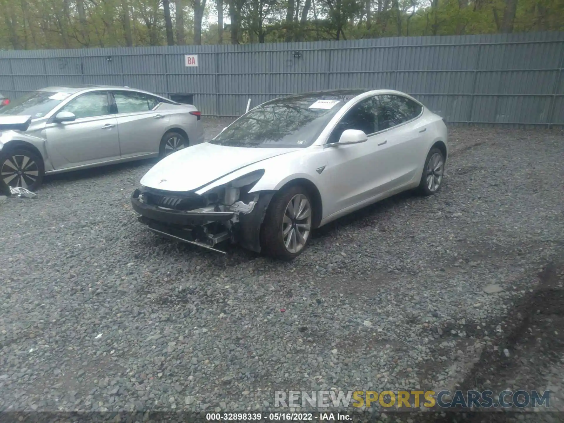 2 Photograph of a damaged car 5YJ3E1EB4KF448289 TESLA MODEL 3 2019