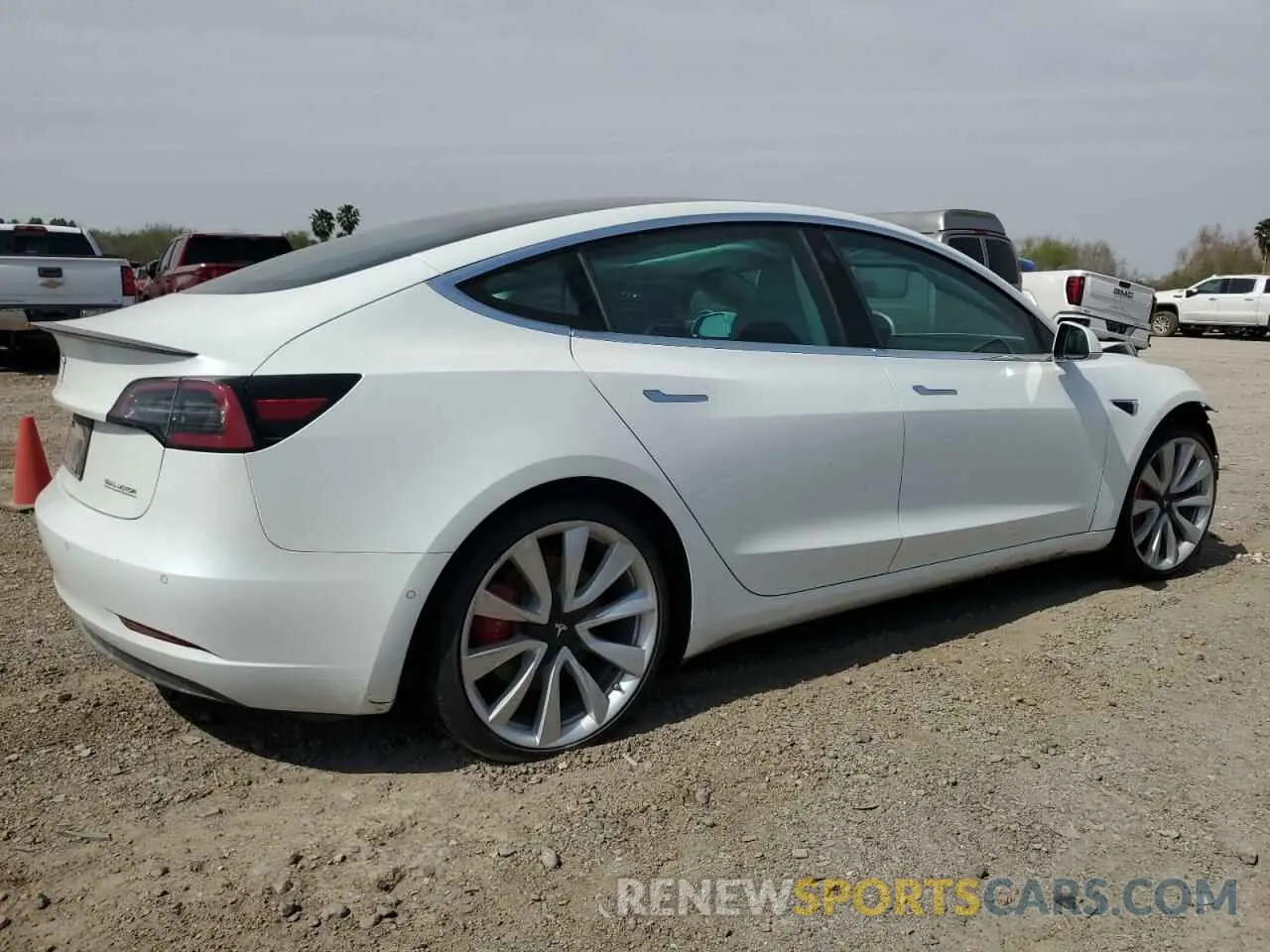 3 Photograph of a damaged car 5YJ3E1EB4KF469711 TESLA MODEL 3 2019