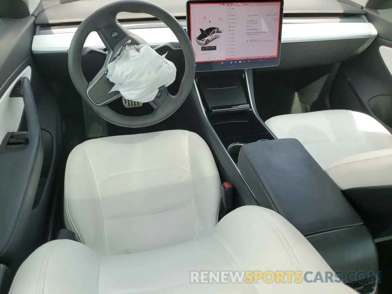 8 Photograph of a damaged car 5YJ3E1EB4KF469711 TESLA MODEL 3 2019