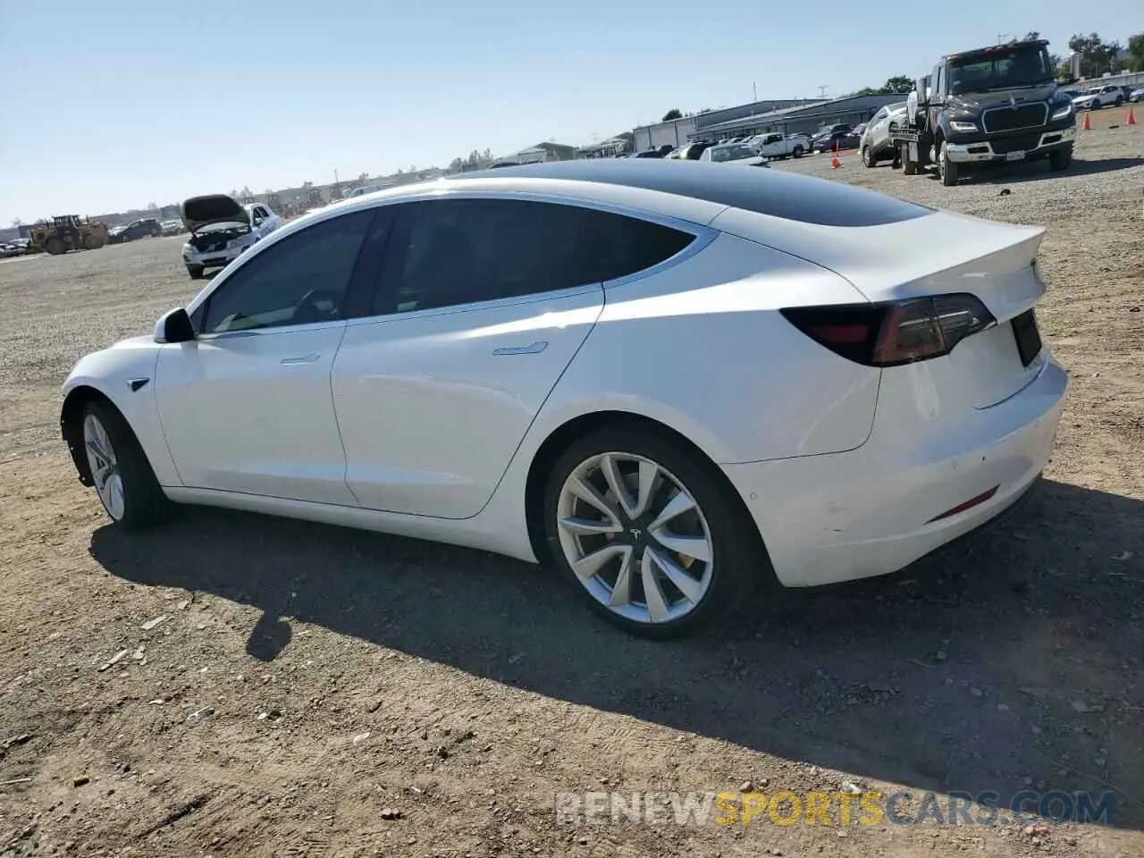 2 Photograph of a damaged car 5YJ3E1EB4KF494799 TESLA MODEL 3 2019
