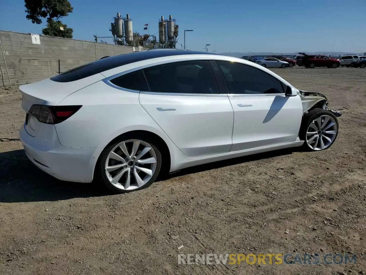 3 Photograph of a damaged car 5YJ3E1EB4KF494799 TESLA MODEL 3 2019