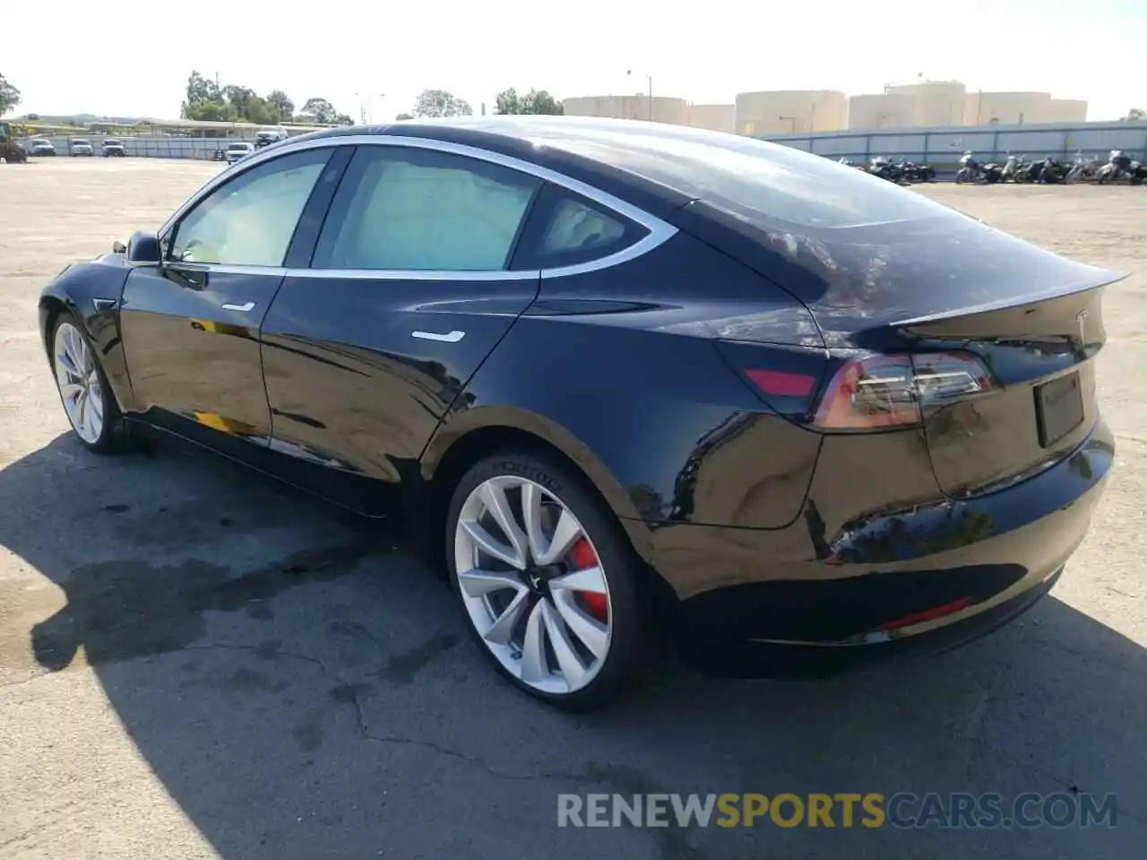 3 Photograph of a damaged car 5YJ3E1EB4KF514548 TESLA MODEL 3 2019