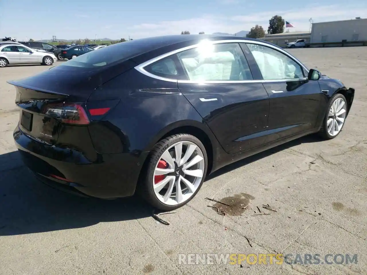 4 Photograph of a damaged car 5YJ3E1EB4KF514548 TESLA MODEL 3 2019