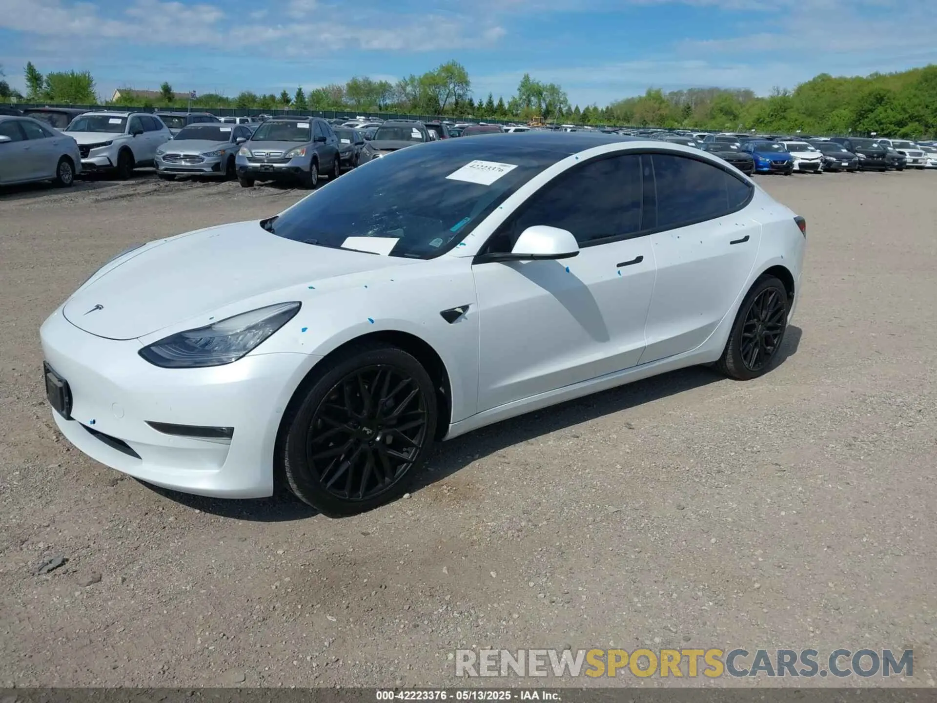 2 Photograph of a damaged car 5YJ3E1EB4KF517787 TESLA MODEL 3 2019