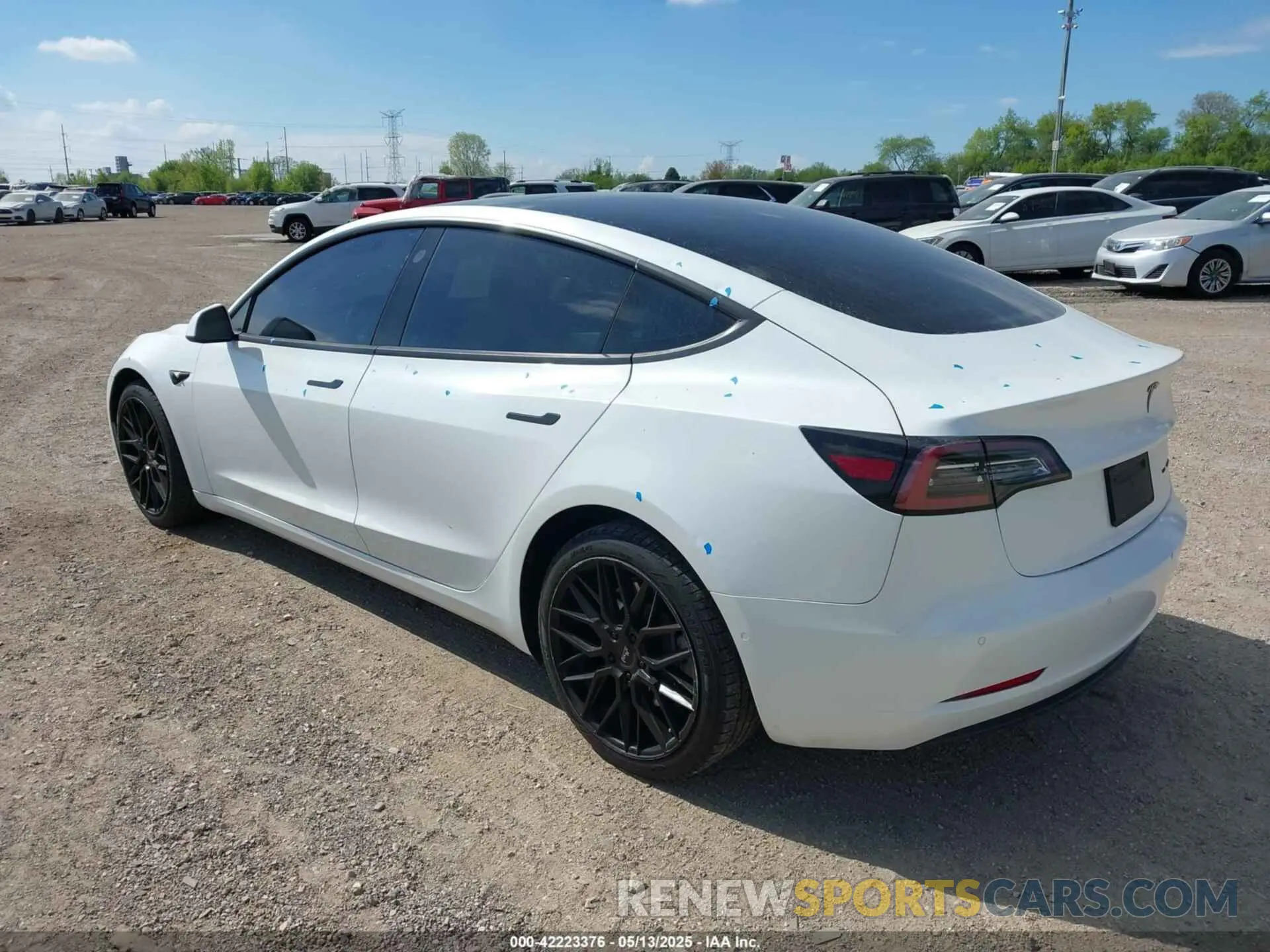 3 Photograph of a damaged car 5YJ3E1EB4KF517787 TESLA MODEL 3 2019