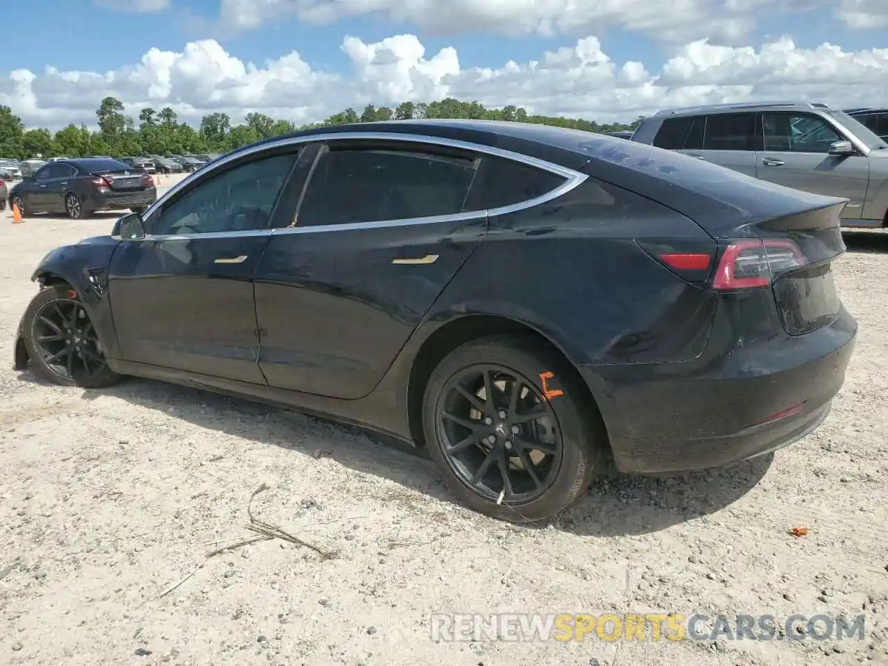 2 Photograph of a damaged car 5YJ3E1EB5KF199078 TESLA MODEL 3 2019