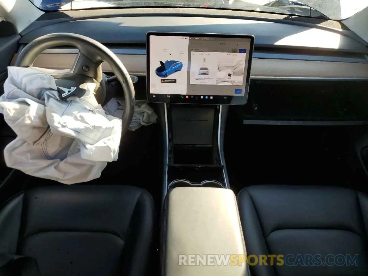 8 Photograph of a damaged car 5YJ3E1EB5KF199484 TESLA MODEL 3 2019