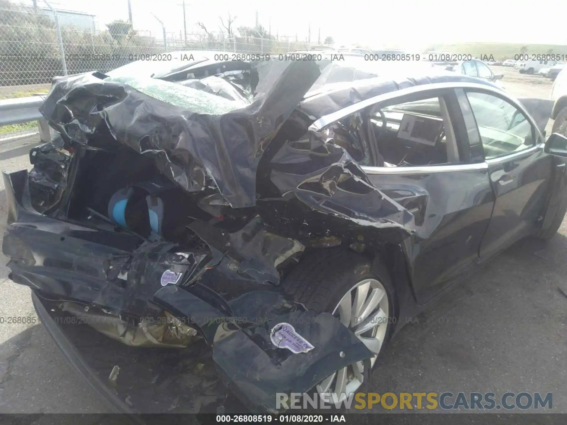 6 Photograph of a damaged car 5YJ3E1EB5KF211987 TESLA MODEL 3 2019