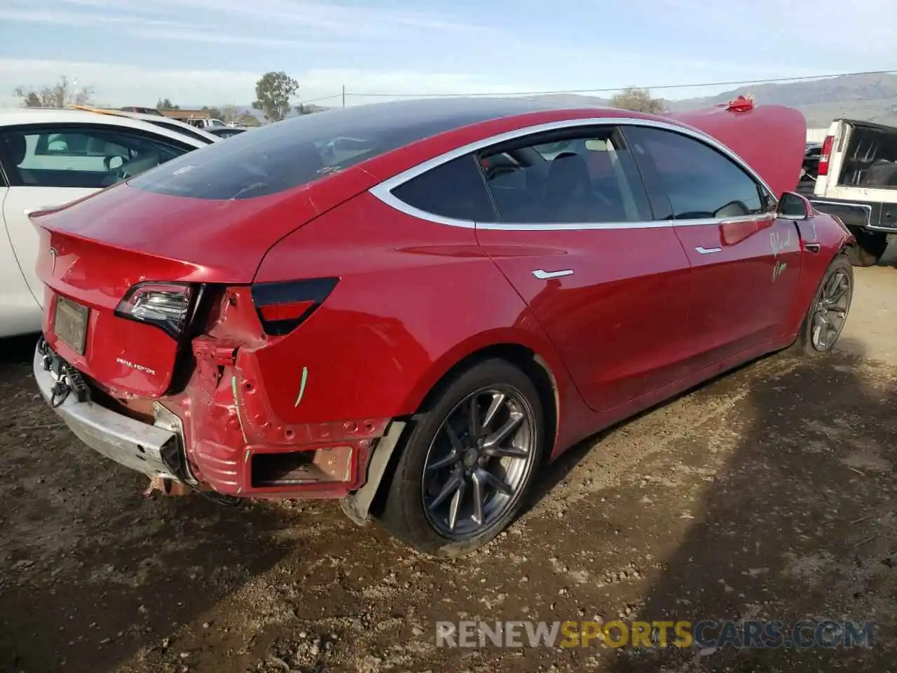 3 Photograph of a damaged car 5YJ3E1EB5KF359282 TESLA MODEL 3 2019