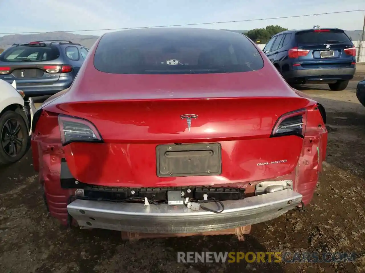 6 Photograph of a damaged car 5YJ3E1EB5KF359282 TESLA MODEL 3 2019