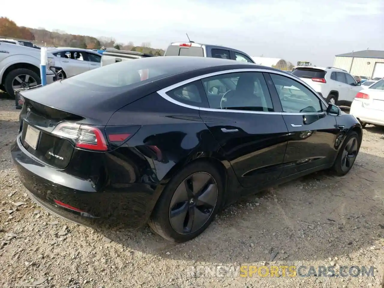 3 Photograph of a damaged car 5YJ3E1EB5KF361307 TESLA MODEL 3 2019