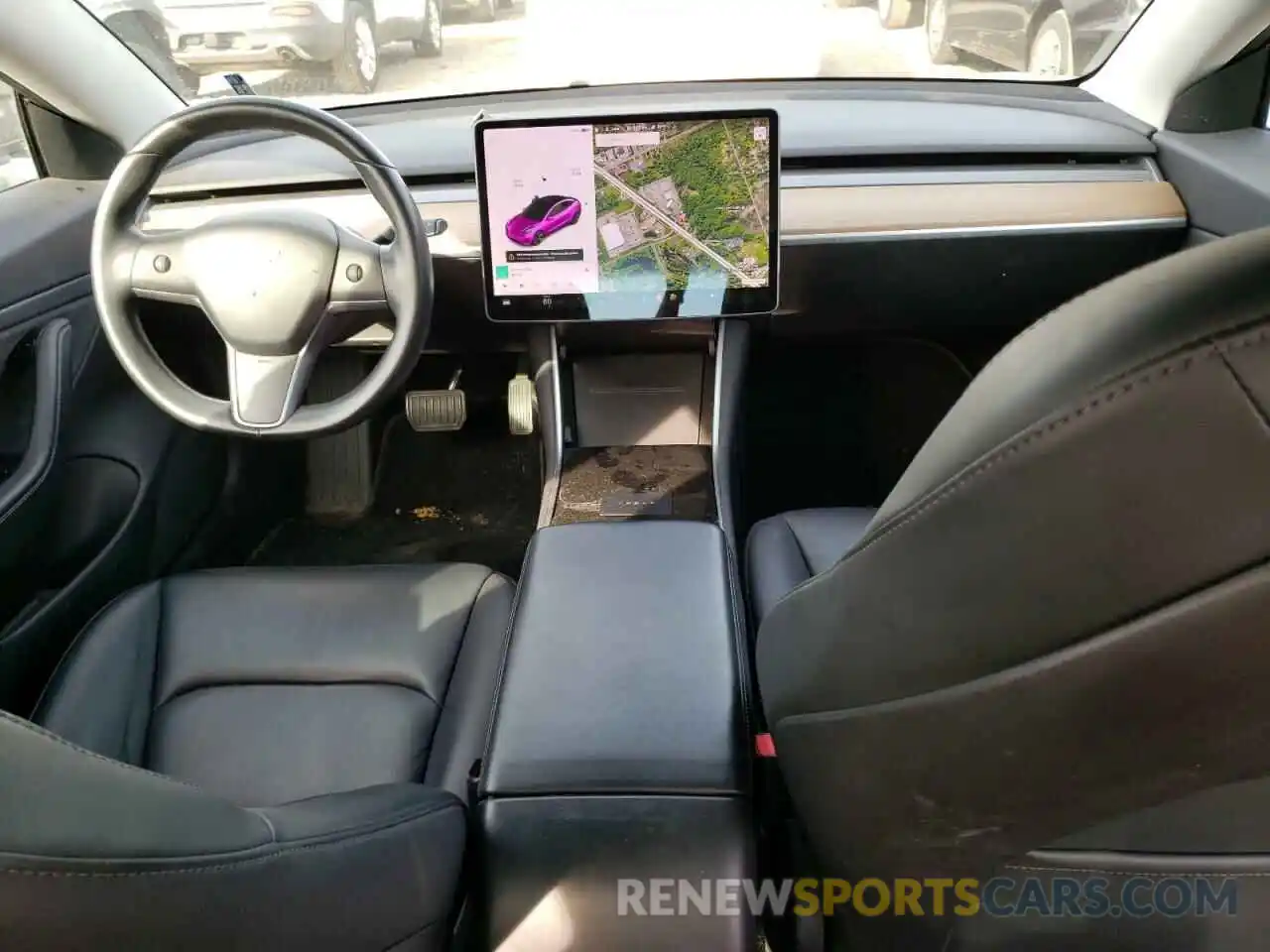 8 Photograph of a damaged car 5YJ3E1EB5KF361307 TESLA MODEL 3 2019