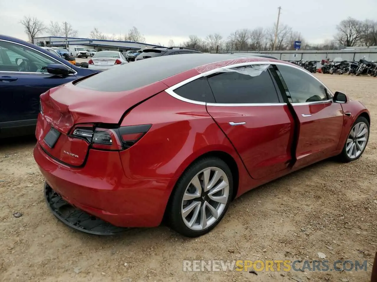3 Photograph of a damaged car 5YJ3E1EB5KF364787 TESLA MODEL 3 2019