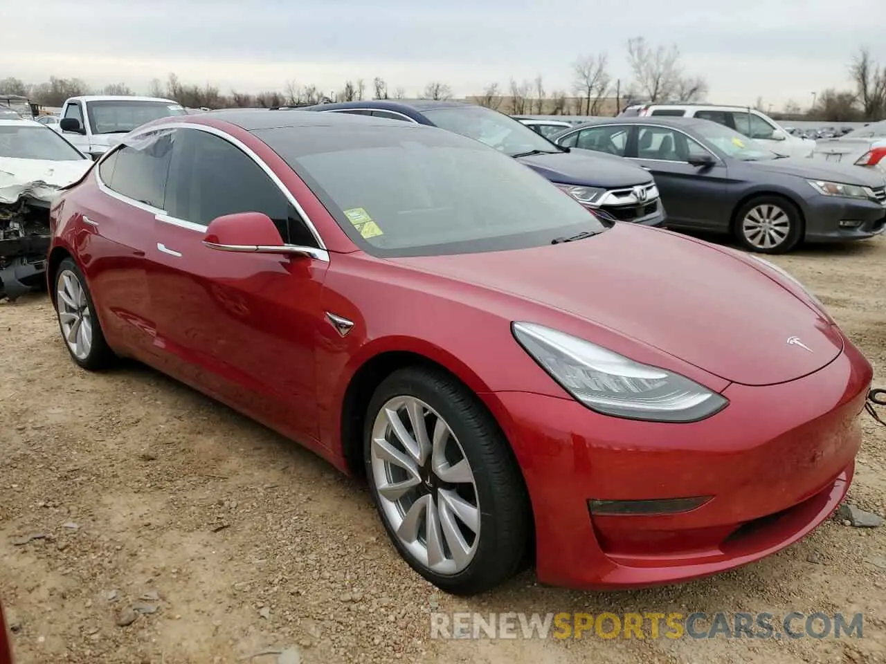4 Photograph of a damaged car 5YJ3E1EB5KF364787 TESLA MODEL 3 2019