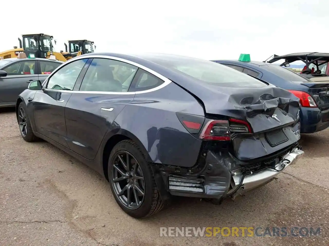 3 Photograph of a damaged car 5YJ3E1EB5KF386319 TESLA MODEL 3 2019