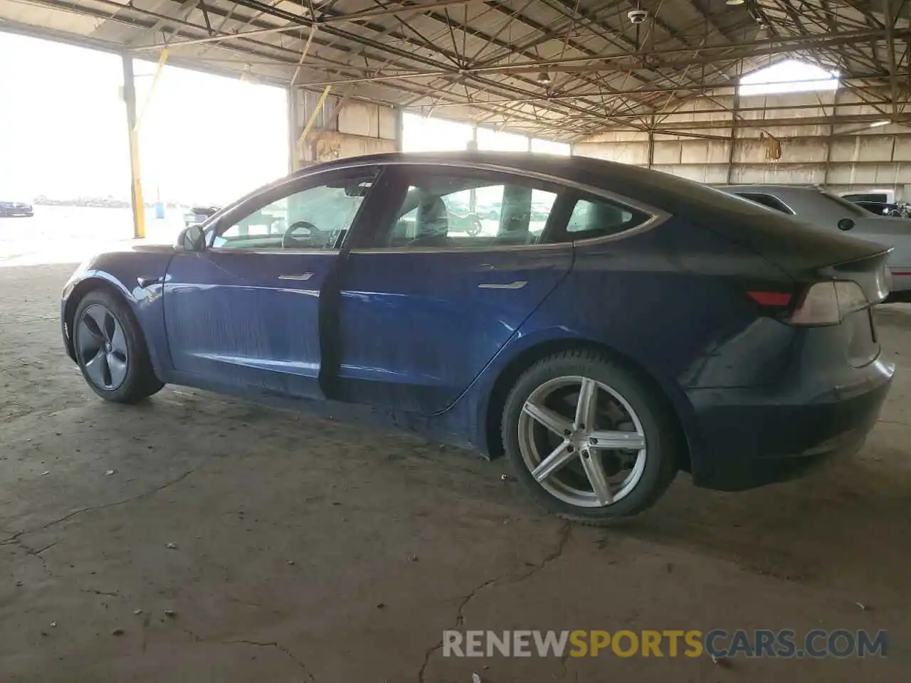 2 Photograph of a damaged car 5YJ3E1EB5KF387860 TESLA MODEL 3 2019