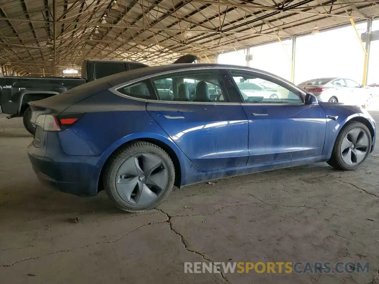 3 Photograph of a damaged car 5YJ3E1EB5KF387860 TESLA MODEL 3 2019