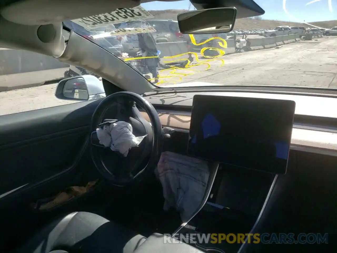 9 Photograph of a damaged car 5YJ3E1EB5KF387924 TESLA MODEL 3 2019