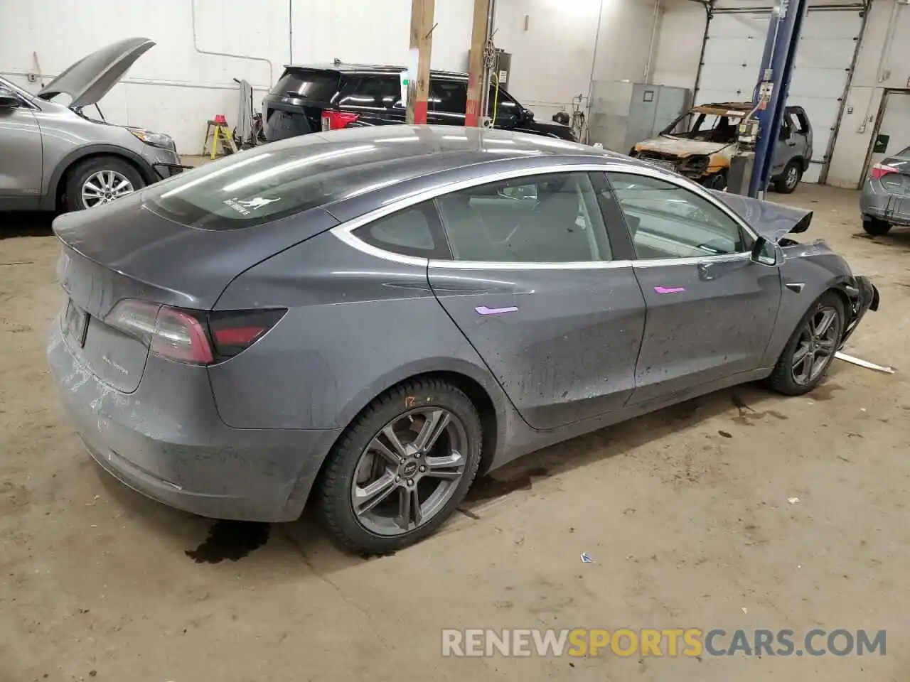 3 Photograph of a damaged car 5YJ3E1EB5KF389107 TESLA MODEL 3 2019