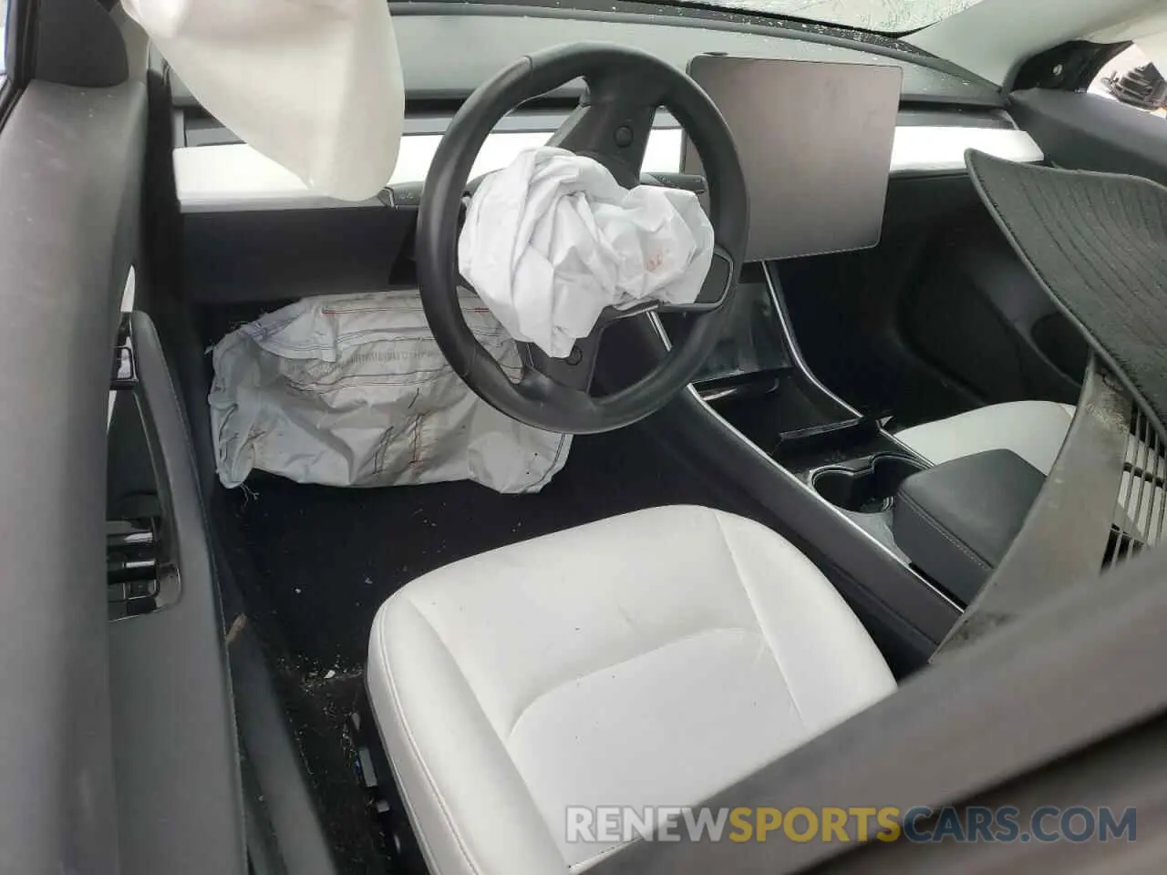 8 Photograph of a damaged car 5YJ3E1EB5KF392038 TESLA MODEL 3 2019