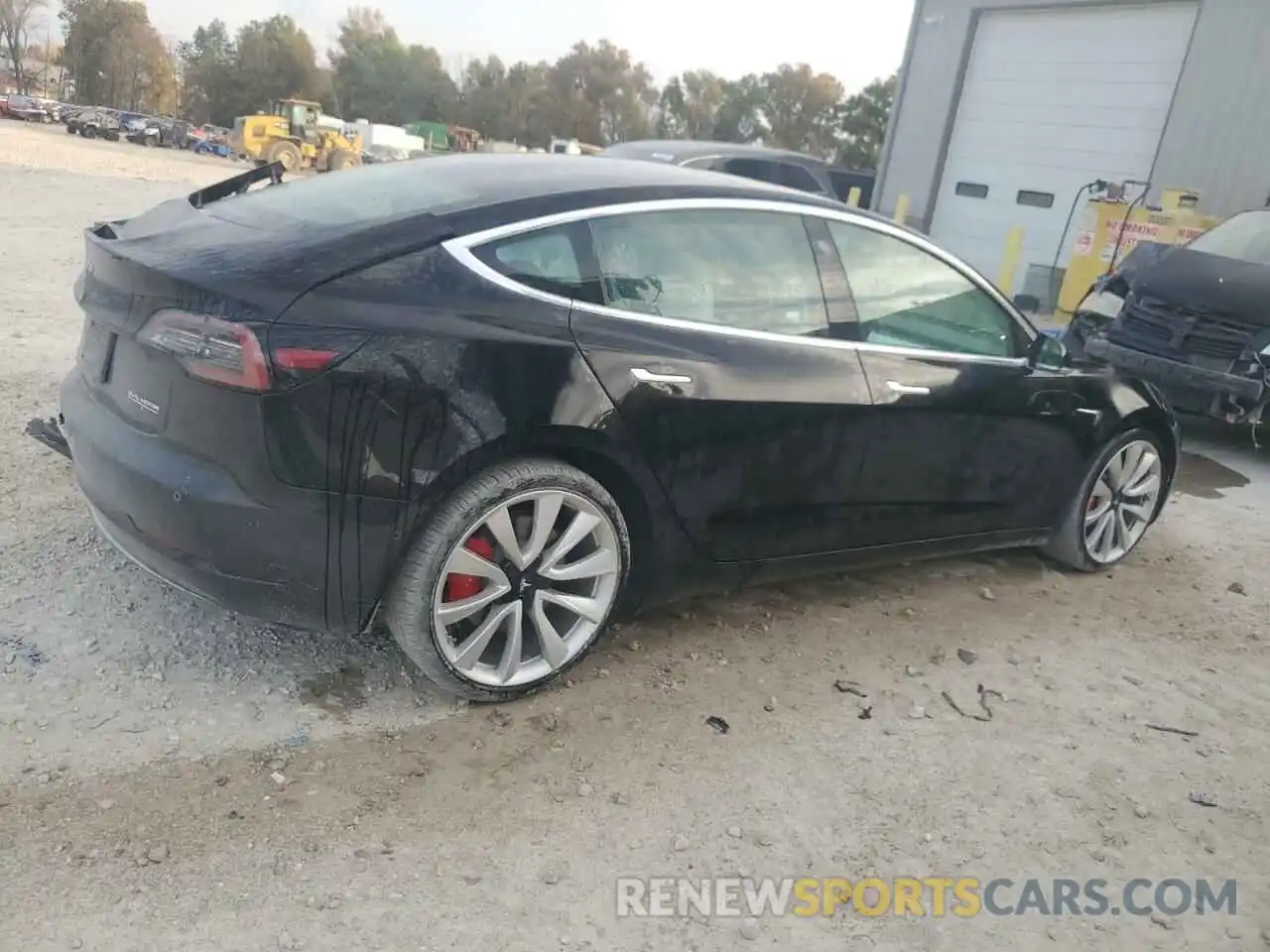 3 Photograph of a damaged car 5YJ3E1EB5KF393271 TESLA MODEL 3 2019