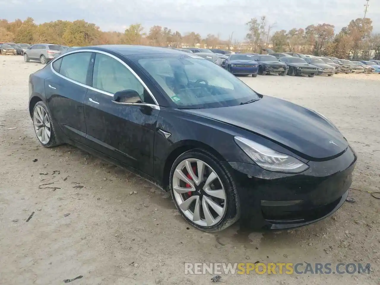 4 Photograph of a damaged car 5YJ3E1EB5KF393271 TESLA MODEL 3 2019