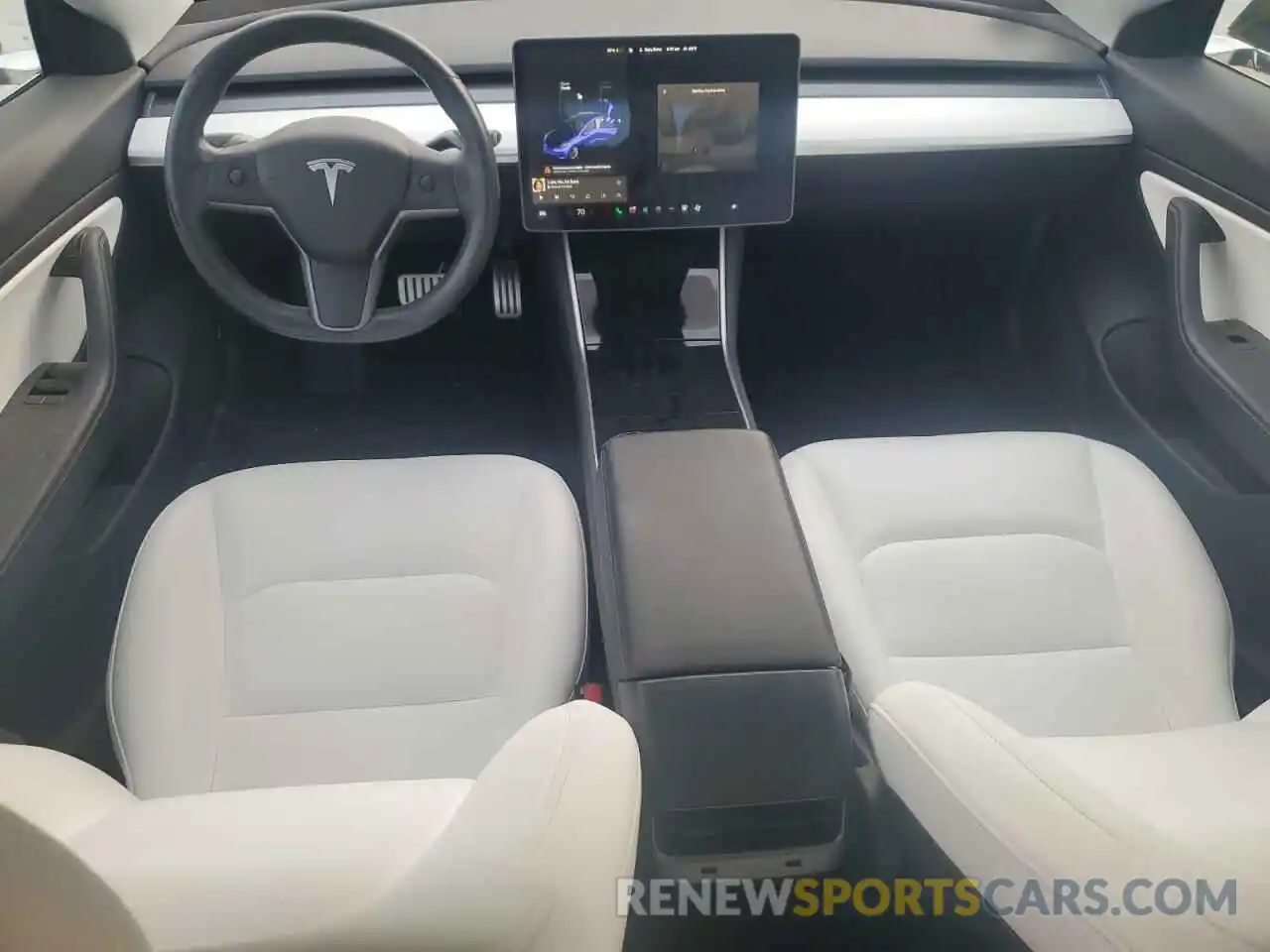 8 Photograph of a damaged car 5YJ3E1EB5KF393271 TESLA MODEL 3 2019