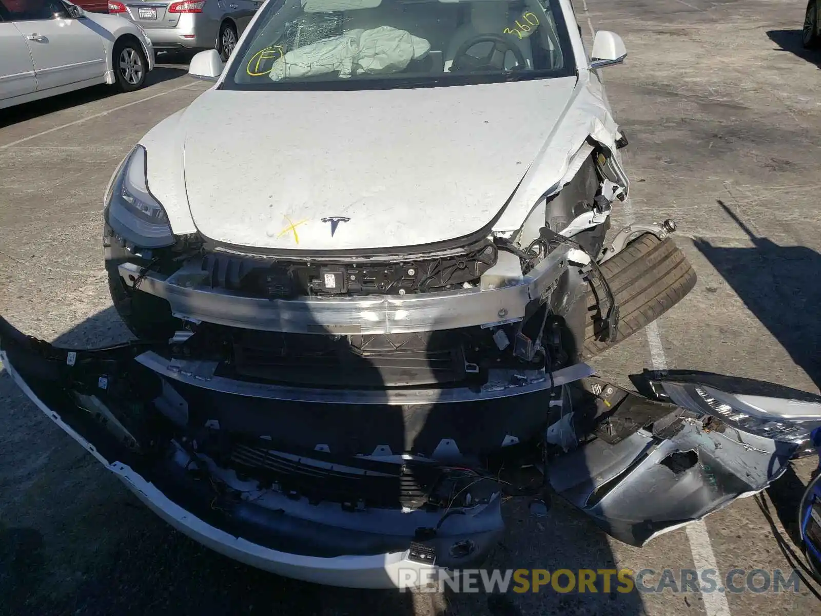 9 Photograph of a damaged car 5YJ3E1EB5KF407086 TESLA MODEL 3 2019