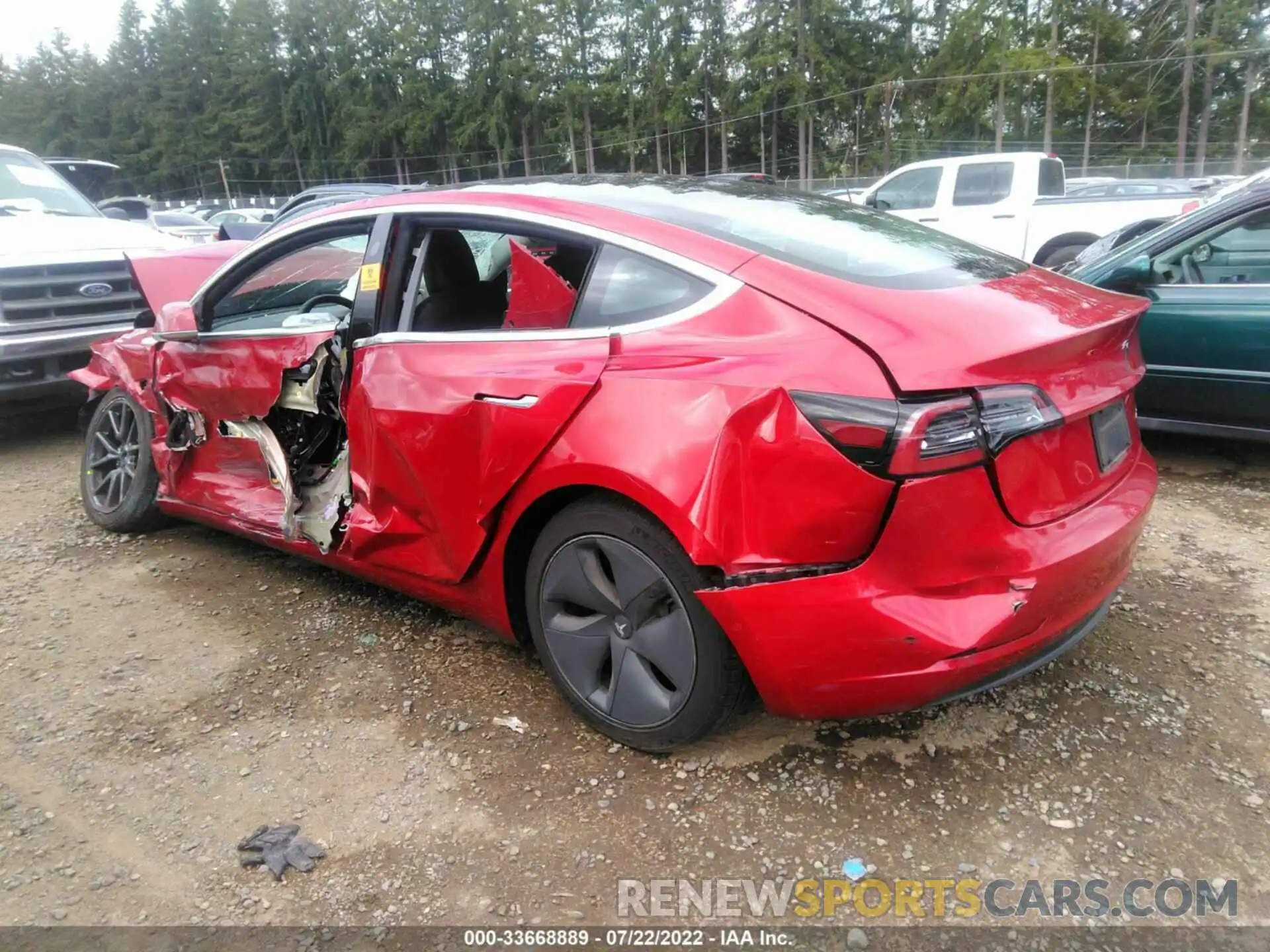 3 Photograph of a damaged car 5YJ3E1EB5KF413339 TESLA MODEL 3 2019