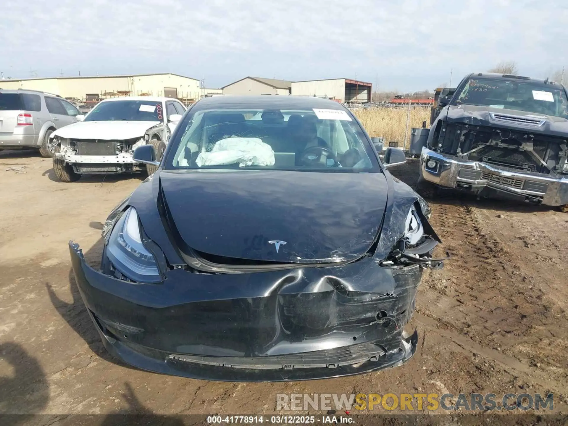 12 Photograph of a damaged car 5YJ3E1EB5KF414748 TESLA MODEL 3 2019