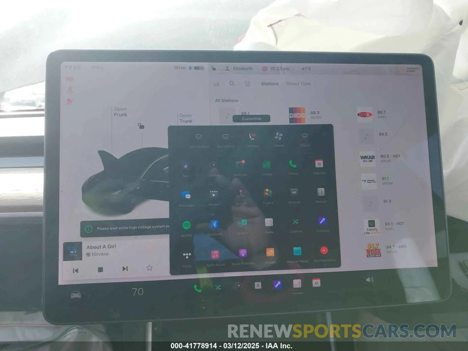 15 Photograph of a damaged car 5YJ3E1EB5KF414748 TESLA MODEL 3 2019