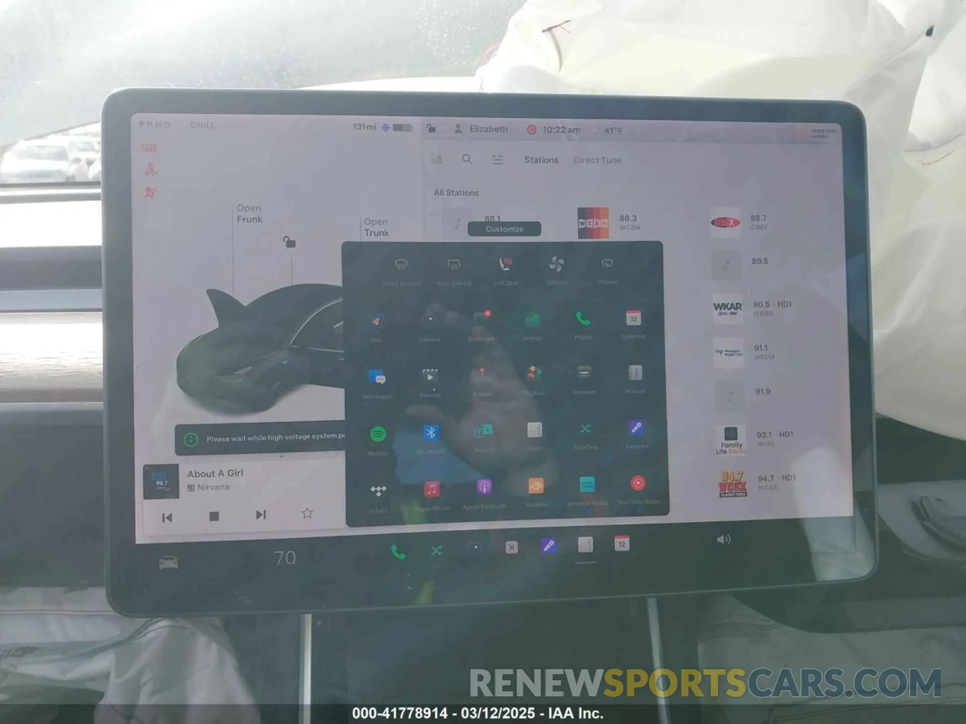 7 Photograph of a damaged car 5YJ3E1EB5KF414748 TESLA MODEL 3 2019