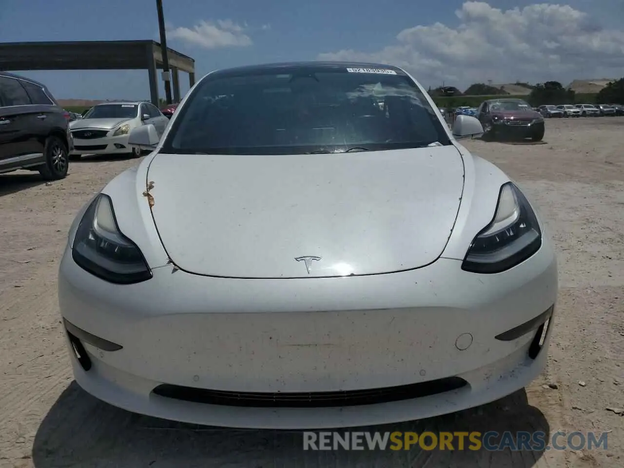 5 Photograph of a damaged car 5YJ3E1EB5KF418329 TESLA MODEL 3 2019