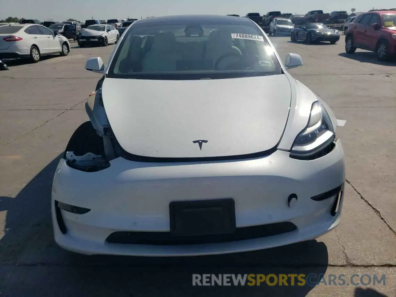 5 Photograph of a damaged car 5YJ3E1EB5KF421554 TESLA MODEL 3 2019