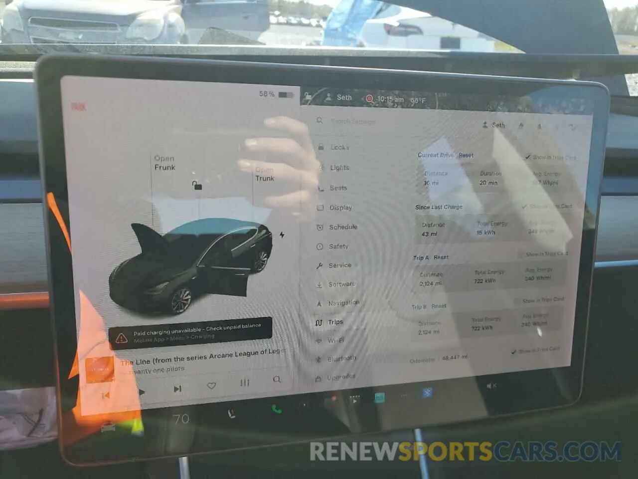9 Photograph of a damaged car 5YJ3E1EB5KF434594 TESLA MODEL 3 2019