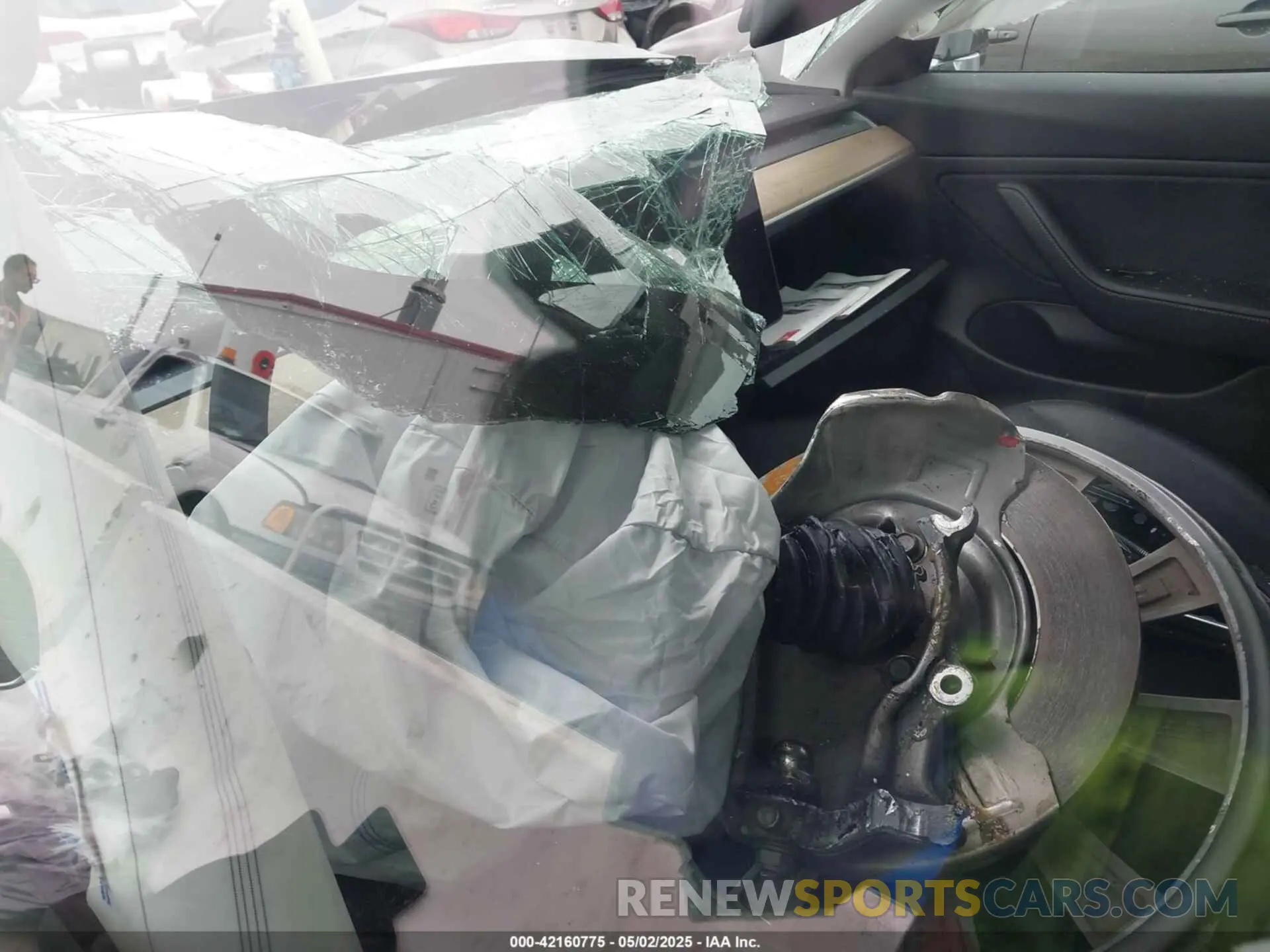 15 Photograph of a damaged car 5YJ3E1EB5KF434613 TESLA MODEL 3 2019